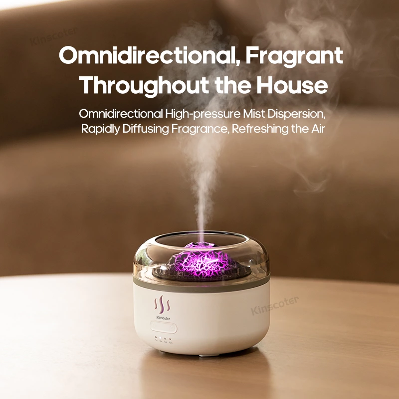 Revamp Your Bedroom with the Volcanic Lava Aroma Diffuser: Quiet Operation, Long - Lasting Scent