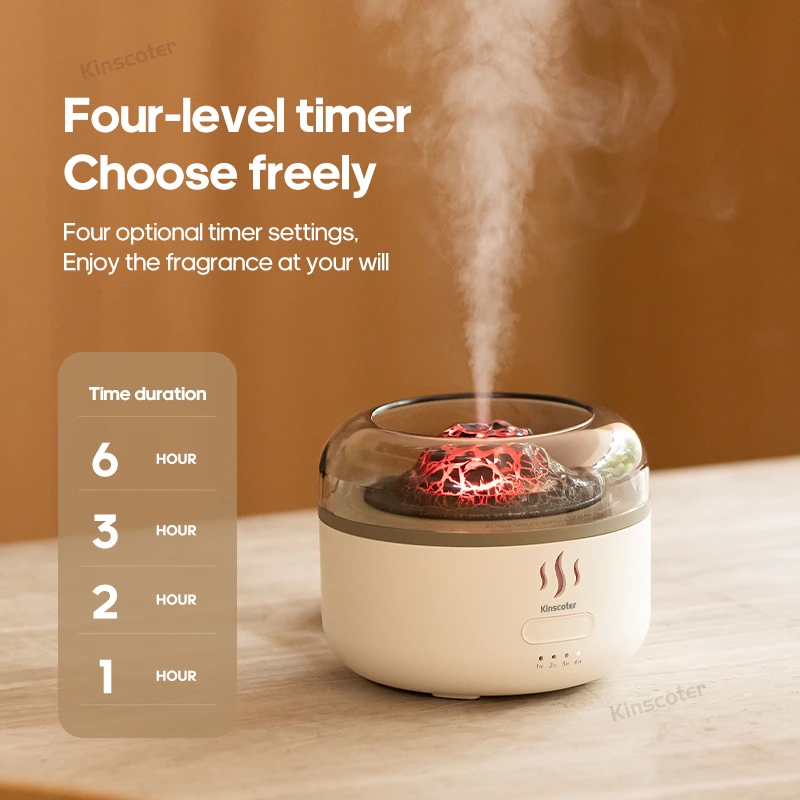 Revamp Your Bedroom with the Volcanic Lava Aroma Diffuser: Quiet Operation, Long - Lasting Scent