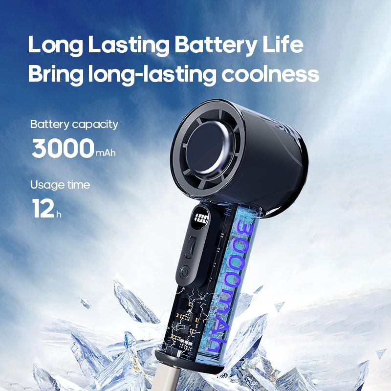 Discover the Q4 Handheld High - Speed Cooling Fan: Your Key to Beating Summer Heat!