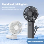 KC-F258 Foldable Handheld Fan with Power Output