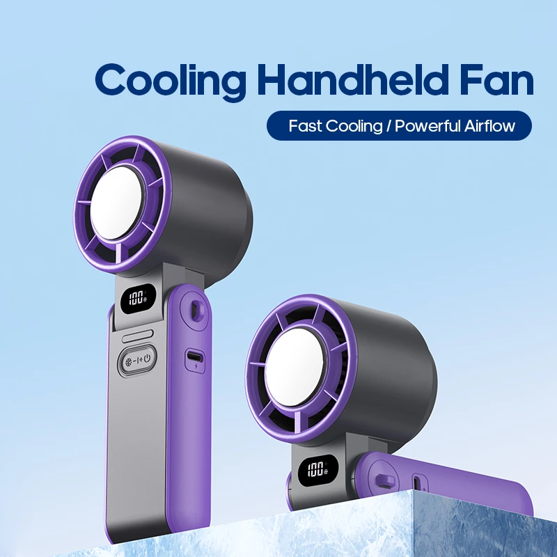 The Ultimate Cooling Handheld Fan: 100-Level Customization for Instant Icy Relief