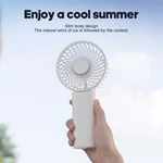 KC-F258 Foldable Handheld Fan with Power Output