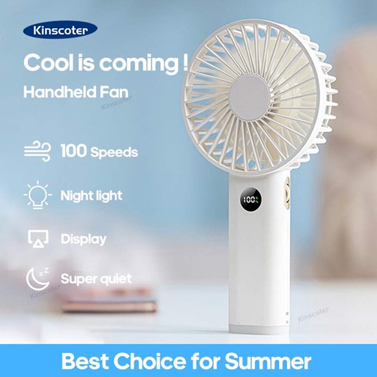 This handheld fan with a nightlight combines cooling and illumination – a hands-on recommendation from moms and campers
