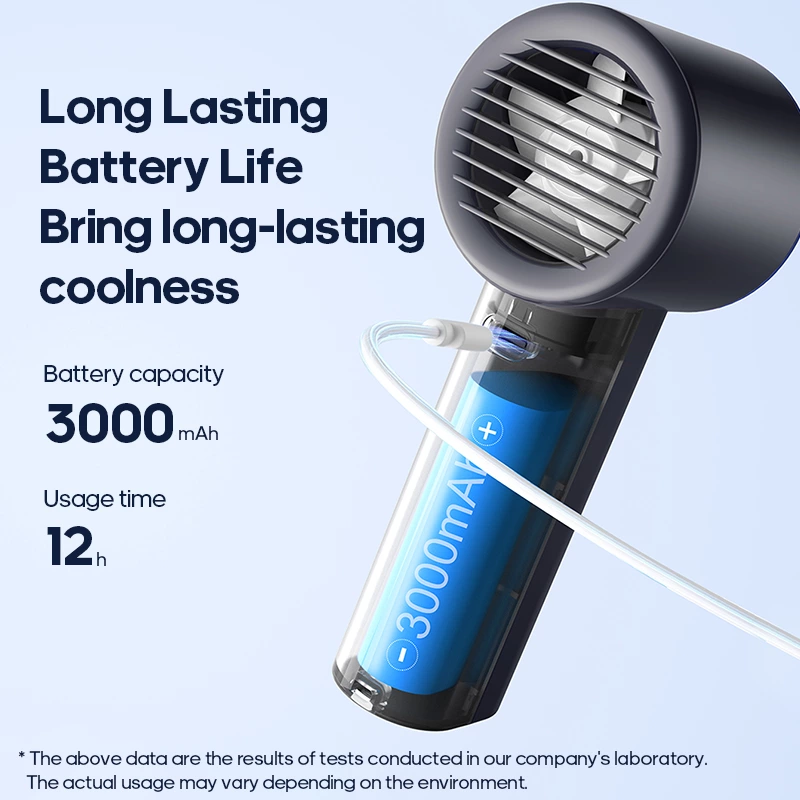New experience of intelligent temperature control: This high-speed handheld fan brings summer coolness within reach