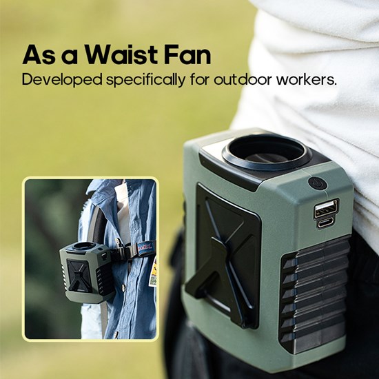 Why this waist-mounted fan replaced my fan, flashlight, and power bank—an outdoor enthusiast's favorite