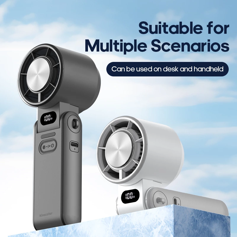 Summer cooling black technology: iced handheld fans bring coolness within reach