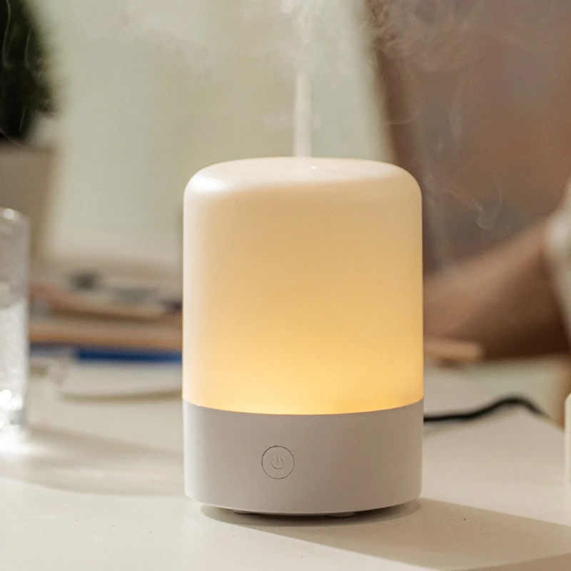 Brighten Dull Rooms: Warm Light Aroma Diffuser and Desktop Ultrasonic Humidifier