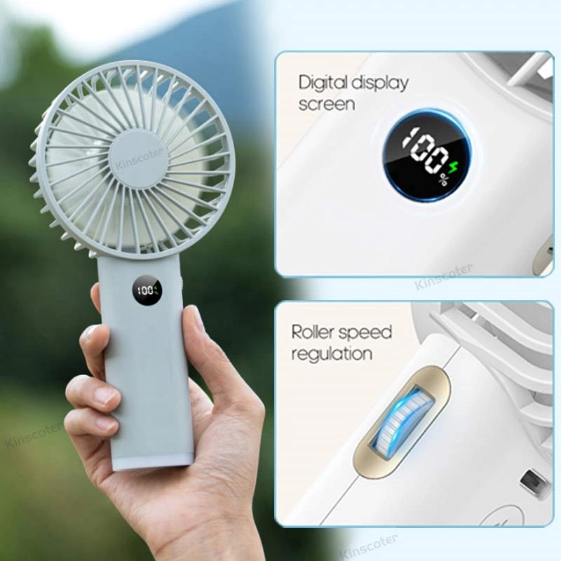 A handheld fan every student can't put down, with 23 hours of battery life and a nightlight, perfect for use from the library to the dorm.