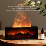 A4 - sized Simulated Fireplace Aroma Diffuser Flame Humidifier from Kinscoter, produced by Chaozhou Tongheng Technology Co., Ltd. (founded in 2001)