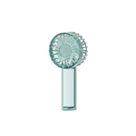 KC-F253 Mini Handheld Fan with Transparent Shell and Glow Light
