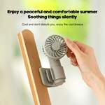 KC-F261 Mini Clip-On Fan with Detachable Clip