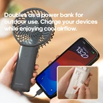 KC-F258 Foldable Handheld Fan with Power Output