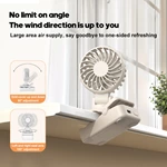 KC-F259 Silent Clip-On Fan with Portable Clip and Long Battery Life