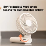 KC-F258 Foldable Handheld Fan with Power Output