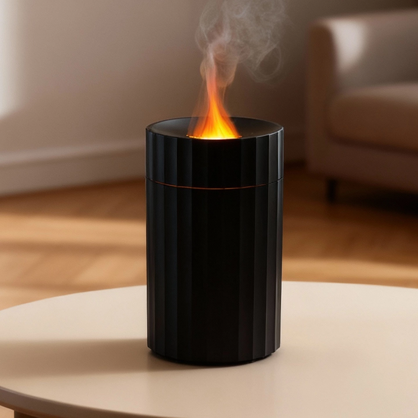 A1 Flame-Effect Aroma Diffuser with Ambient Lighting