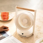 KC-F225 Desktop Circulation Fan with Wood-Grain Handle