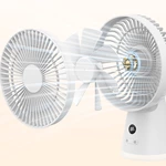 KC-F226 Rechargeable Silent Desk Fan with Sleek Design