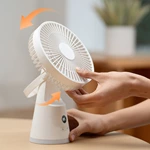 KC-F226 Rechargeable Silent Desk Fan with Sleek Design