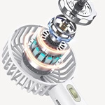 KC-F238 Handheld Fan with 100-Step Speed Control