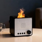 KC-D706 Simulated Flame Aromatherapy Diffuser (White Noise Player & Bluetooth Speaker)