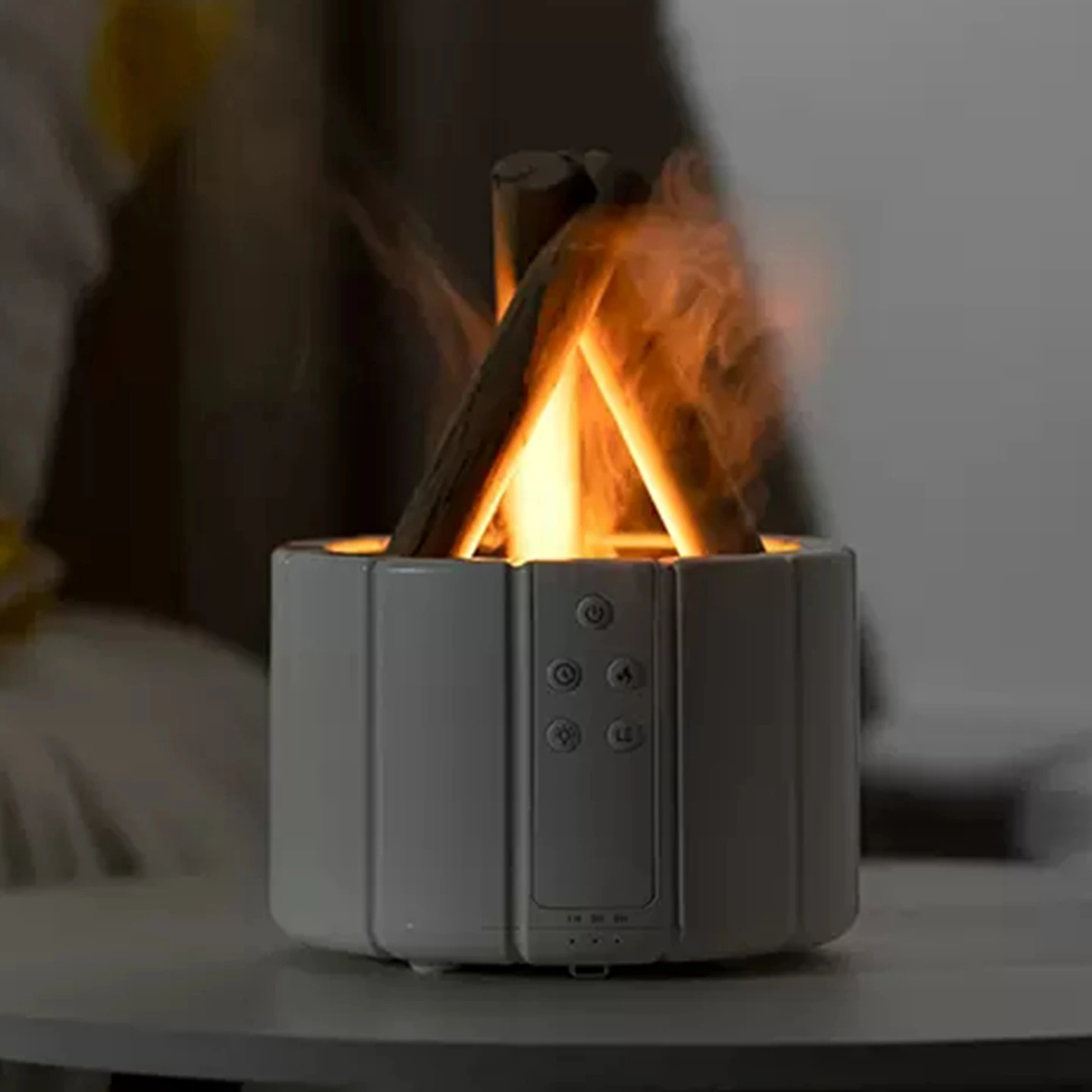 H9 250 mL Humidifier and Aroma Diffuser with Remote Control and Flame Effect