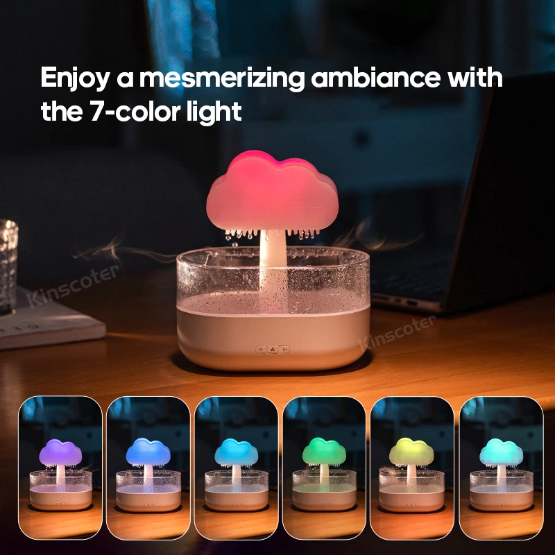 Bring Nature Home! Rain Cloud & Raindrop Aromatherapy Diffuser, Healing Every Moment of Yours