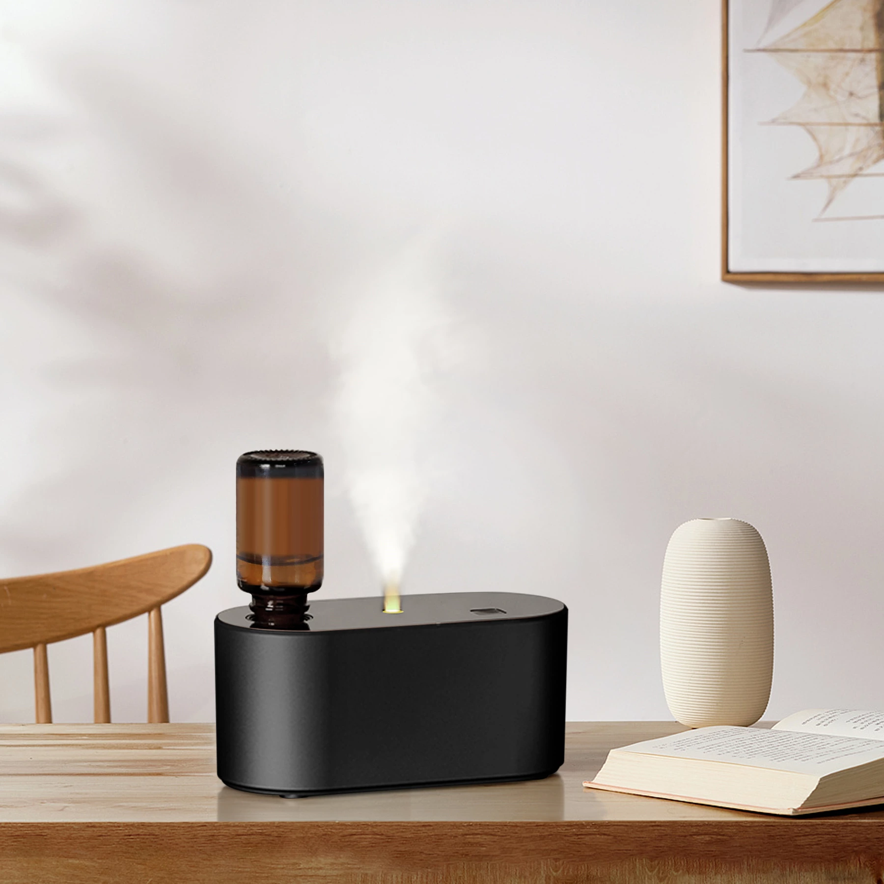 Waterless Aroma Freedom! Waterless Aroma Diffuser, Portable Pure Fragrance for All Scenarios