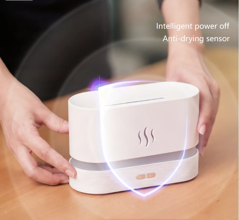 Warm Healing Essential! Simulated Flame Aromatherapy Diffuser, Warm Ritual Sense Without Open Flames