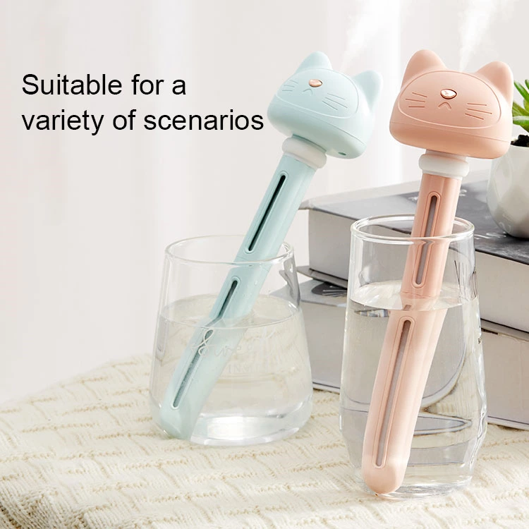 Cute Cat Portable Humidifier!Tankless Humidifier, Ultra-Portable + Safe for All Scenarios