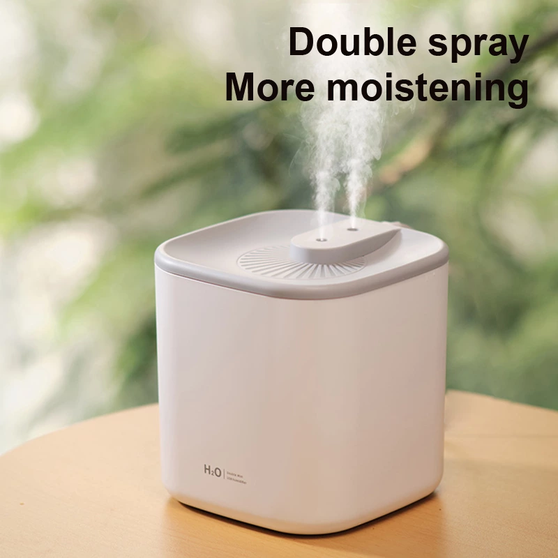 3L Large-Capacity Humidifier King! Humidifier, Dual-Spray Quiet + 7-Color Night Light for All Scenarios