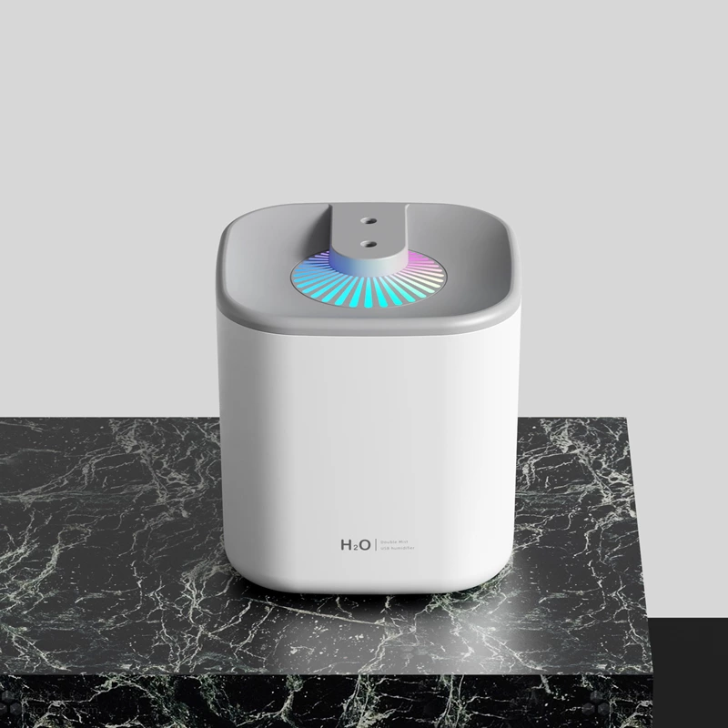 3L Large-Capacity Humidifier King! Humidifier, Dual-Spray Quiet + 7-Color Night Light for All Scenarios