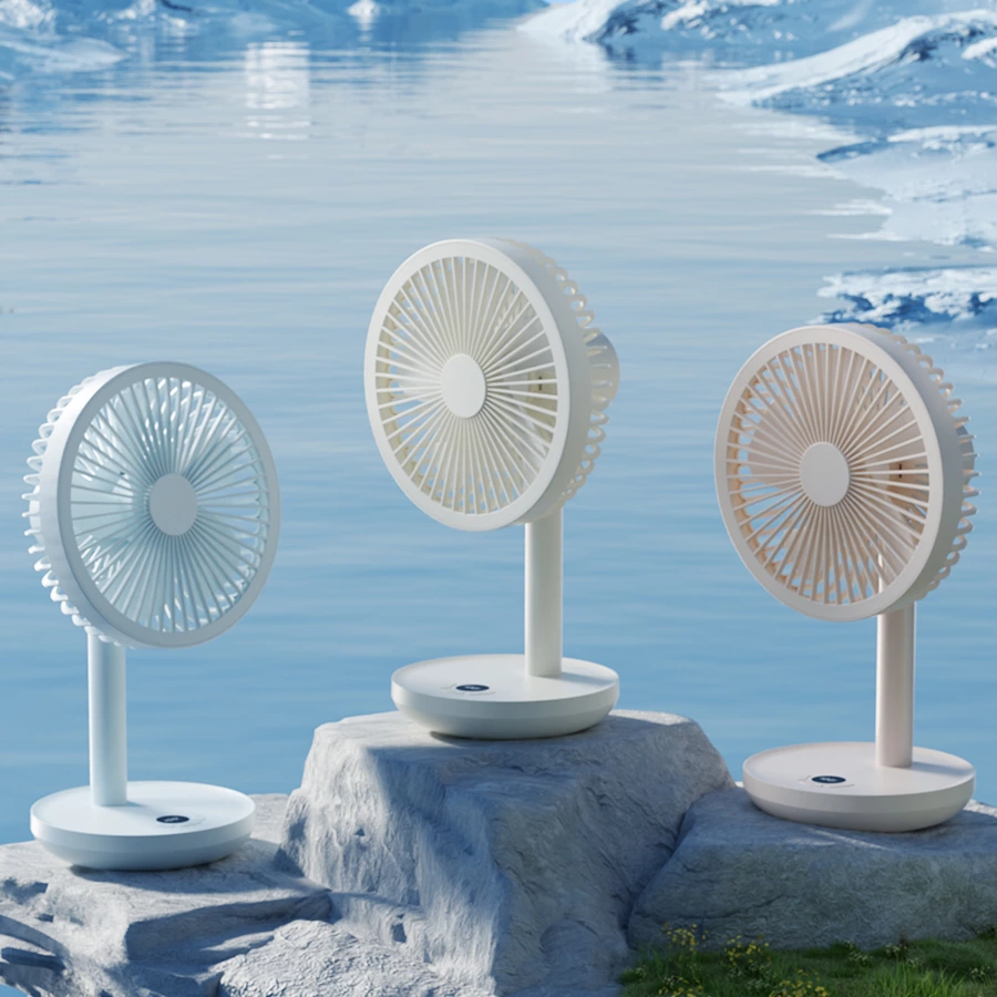 120° Auto-Oscillating Desktop Fan｜Digital Multi-Speed Control, Perfect for Home, Office, and Commercial Use