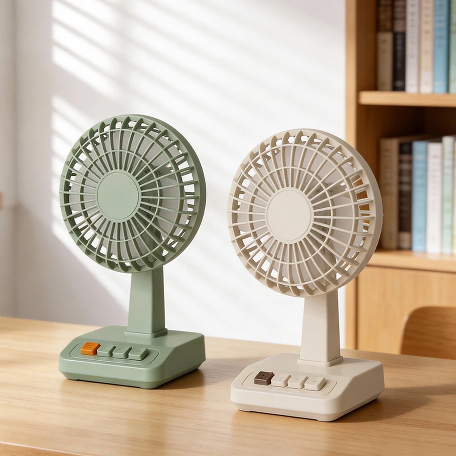 Retro Desktop Fan | The New Ambient Cooling Choice for 2026, Blending Retro Aesthetics with Practical Functions