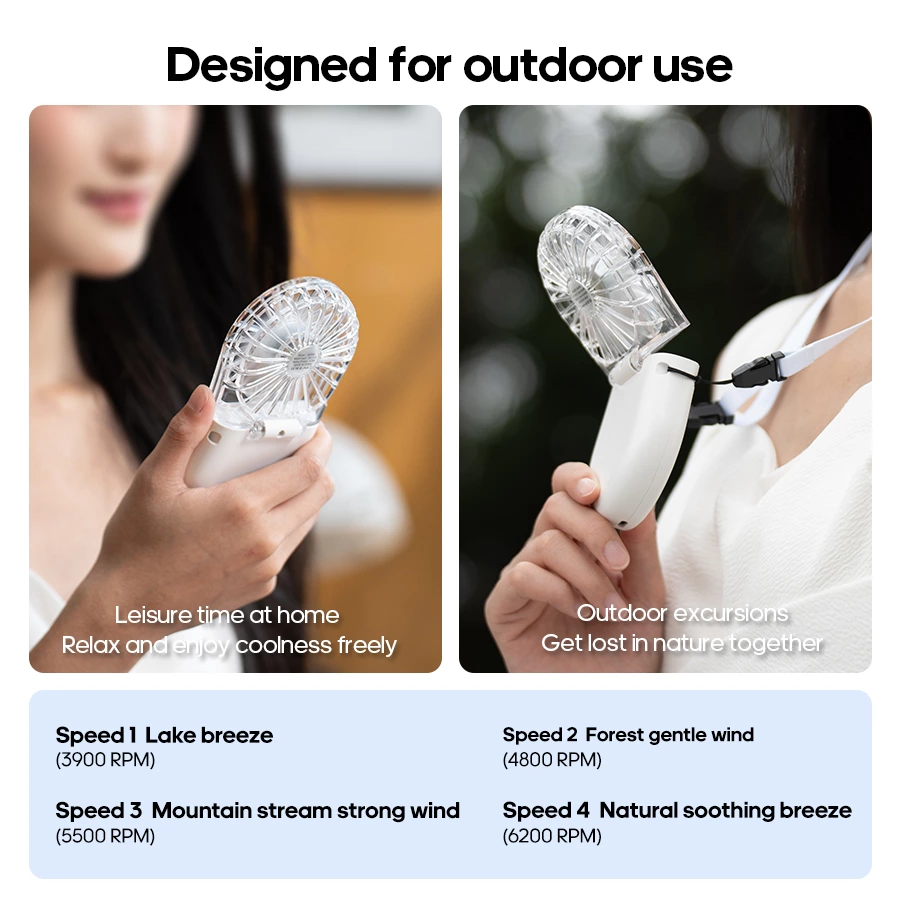 Mini Foldable Handheld Fan | Customized for the Market, A 3-in-1 Portable Cooling Essential