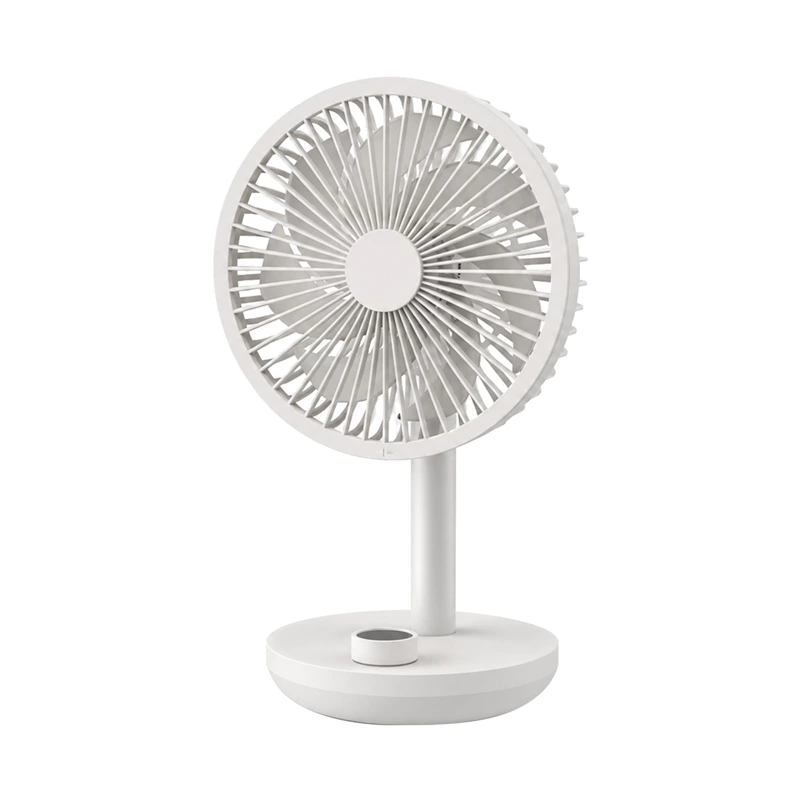 KC-F17S Rechargeable Oscillating Desk Fan with Knob Control