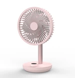 KC-F17S Rechargeable Oscillating Desk Fan with Knob Control