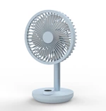 KC-F17S Rechargeable Oscillating Desk Fan with Knob Control