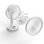 KC-F17S Rechargeable Oscillating Desk Fan with Knob Control
