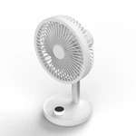 KC-F17S Rechargeable Oscillating Desk Fan with Knob Control