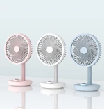 KC-F17S Rechargeable Oscillating Desk Fan with Knob Control